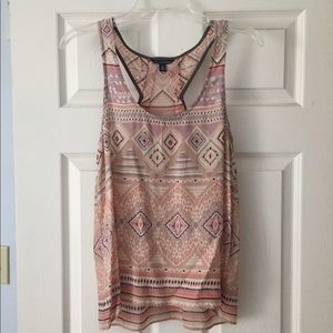 Tribal Pattern Chiffon Tank